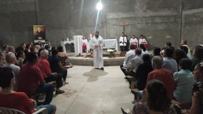   Comunidade do Bairro BancÃ¡rio celebrou o padroeiro Frei GalvÃ£o com Santa Missa 